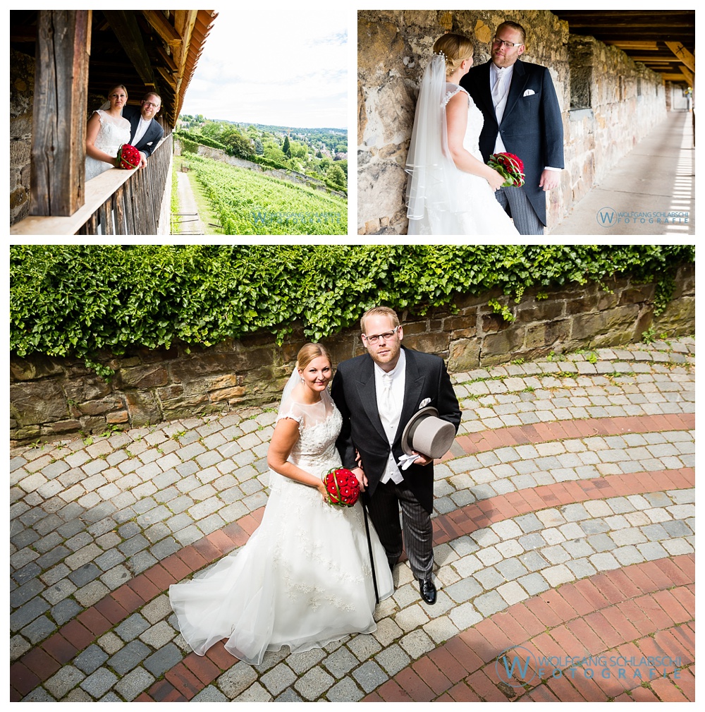 Hochzeitsfotos auf der Esslinger Burg